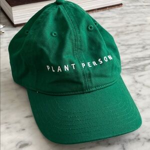 Herbivore Green 'Plant Person' Baseball Cap